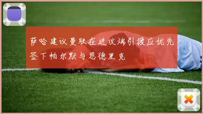 萨哈建议曼联在进攻端引援应优先签下帕尔默与恩德里克